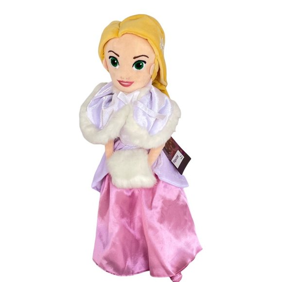 Disney Store Tangled Rapunzel in Winter Cape Plush - Picture 1 of 12